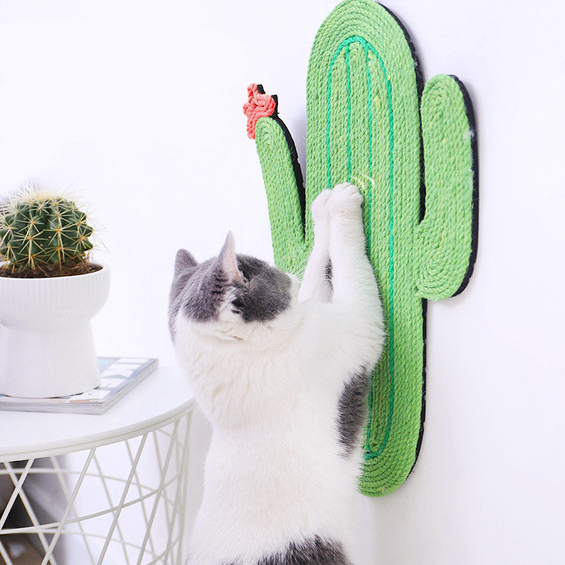 Cactus & Fish Sisal Scratch Mat — product image 1 — MEWSWELL
