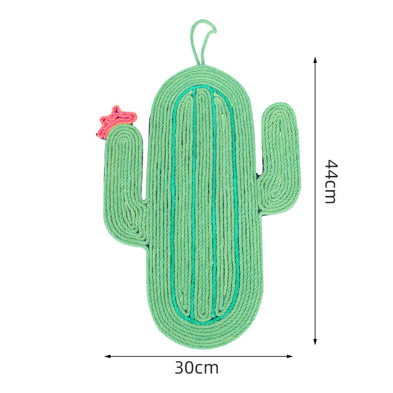 Cactus & Fish Sisal Scratch Mat — product image 4 — MEWSWELL