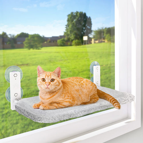 Cordless Window Cat Perch for indoor cats — MEWSWELL