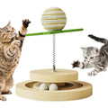 Scratch & Play Ball Track for indoor cats — MEWSWELL